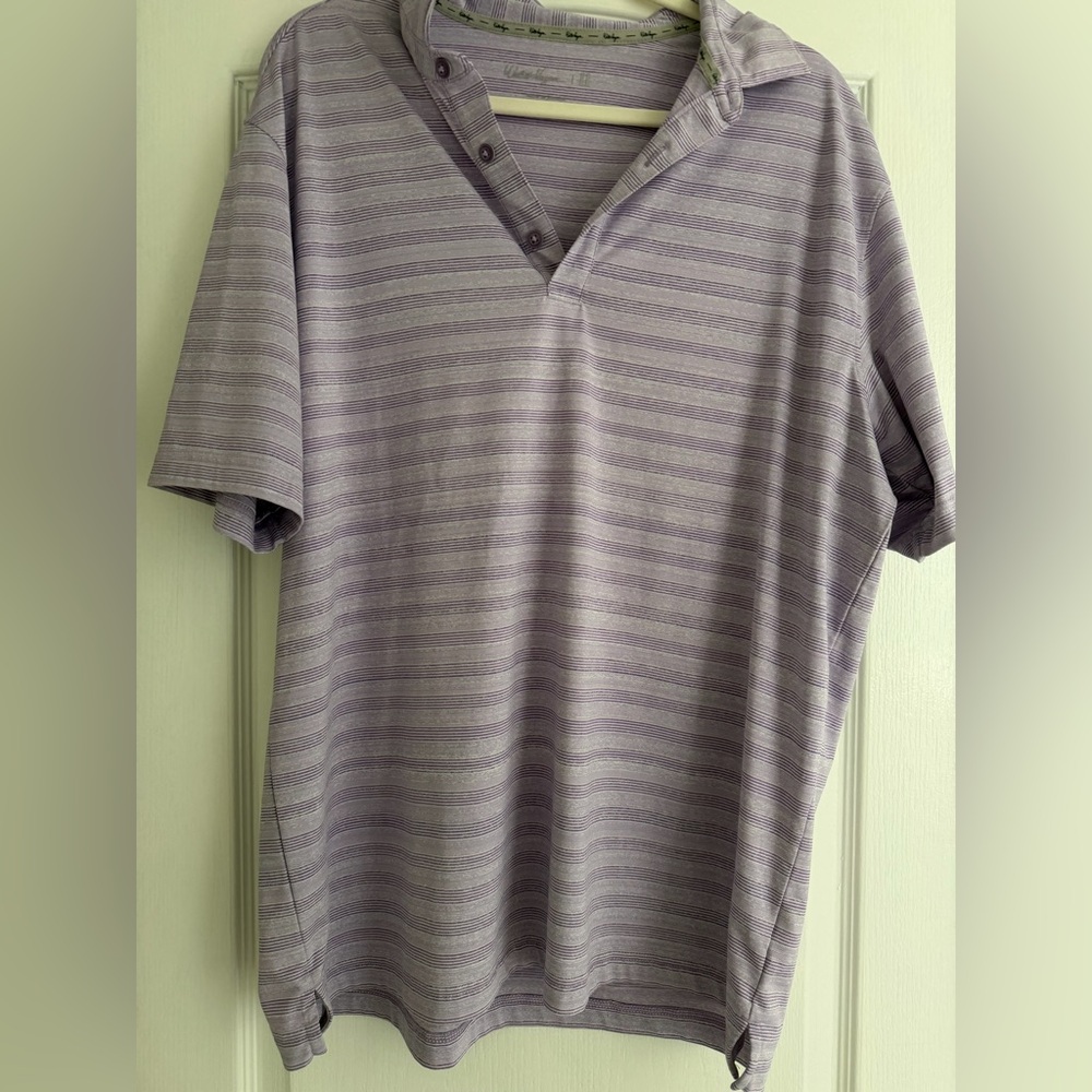 Walter hagen purple golf polo
